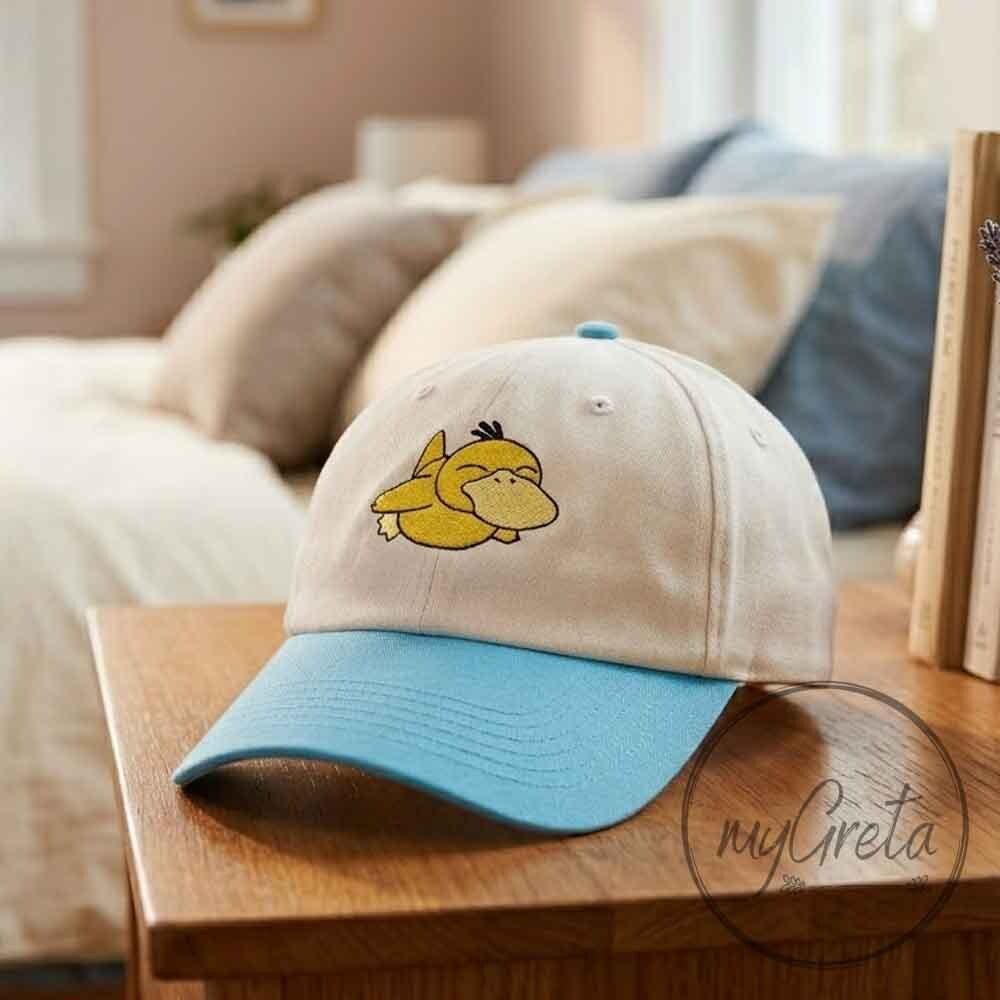 Psyduck Hat Embroidered 5 Psyduck Hat Embroidered