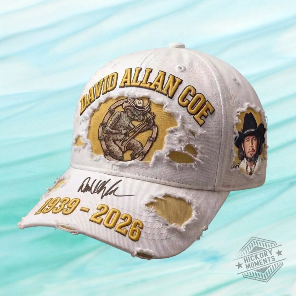 David Allan Coe In Memmory 86 Years Old Commomerative Cap David Allan Coe In Memmory 86 Years Old Commomerative Cap