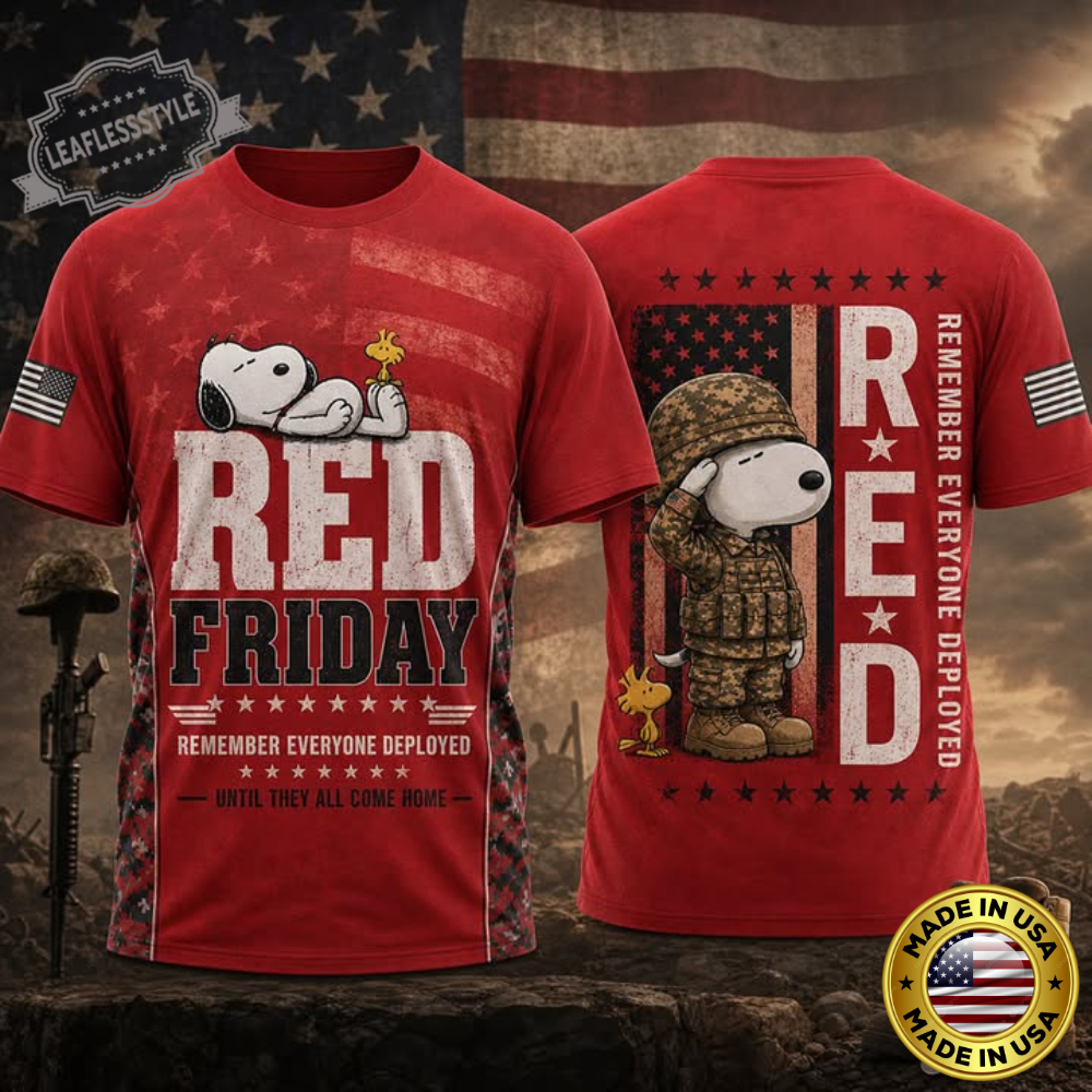 USA 250th Anniversary Red Friday Military Support Shirt