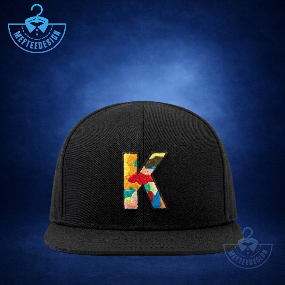 Black Snapback Hat Color Camo K Patch Trendy Urban Streetwear Cap 2026 3 Black Snapback Hat Color Camo K Patch Trendy Urban Streetwear Cap 2026