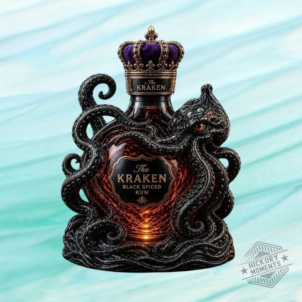 The Kraken Rum Edition Octopus Crown Royal Bottle The Kraken Rum Edition Octopus Crown Royal Bottle
