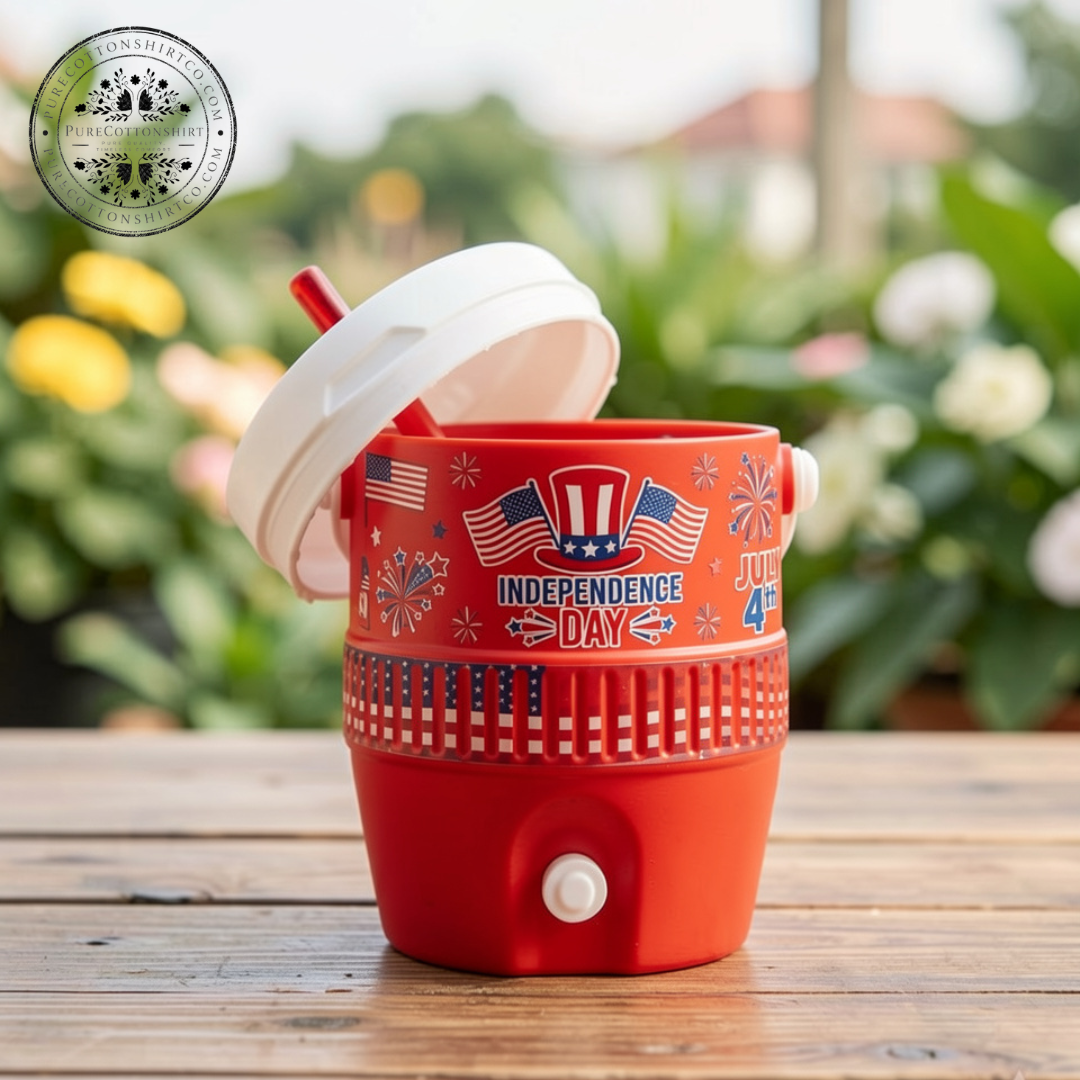 Independence Day Mini Water Cooler Cup
