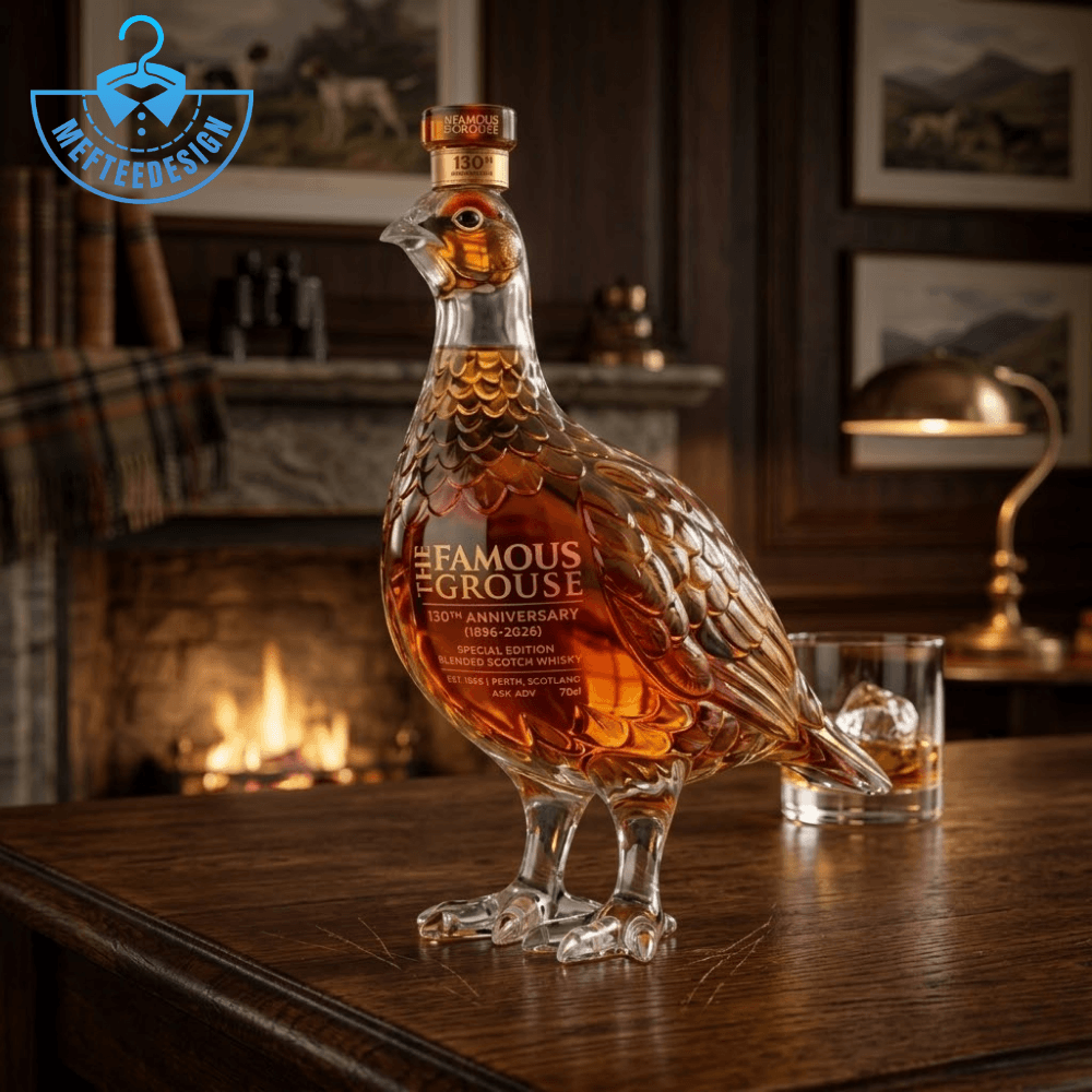 The Famous Grouse 130th Anniversary Limited Edition Scotch Whisky Bird Decanter