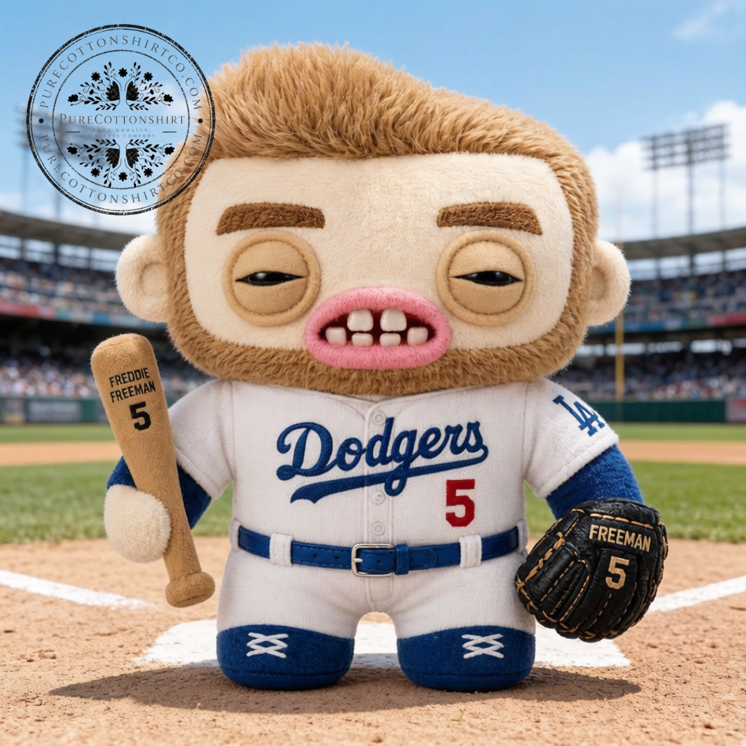 Freddie Freeman #5 Los Angeles Dodgers Plush