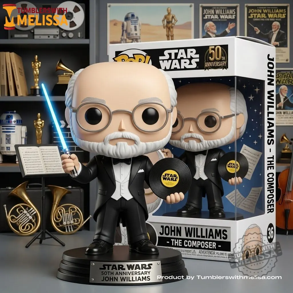 Star Wars 50th Anniversary John Williams The Composer Funko Pop Figures Doll