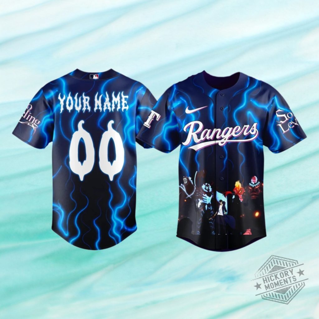 Texas Rangers x Solo Leveling Limited Edition Custom Name Jersey Texas Rangers x Solo Leveling Limited Edition Custom Name Jersey