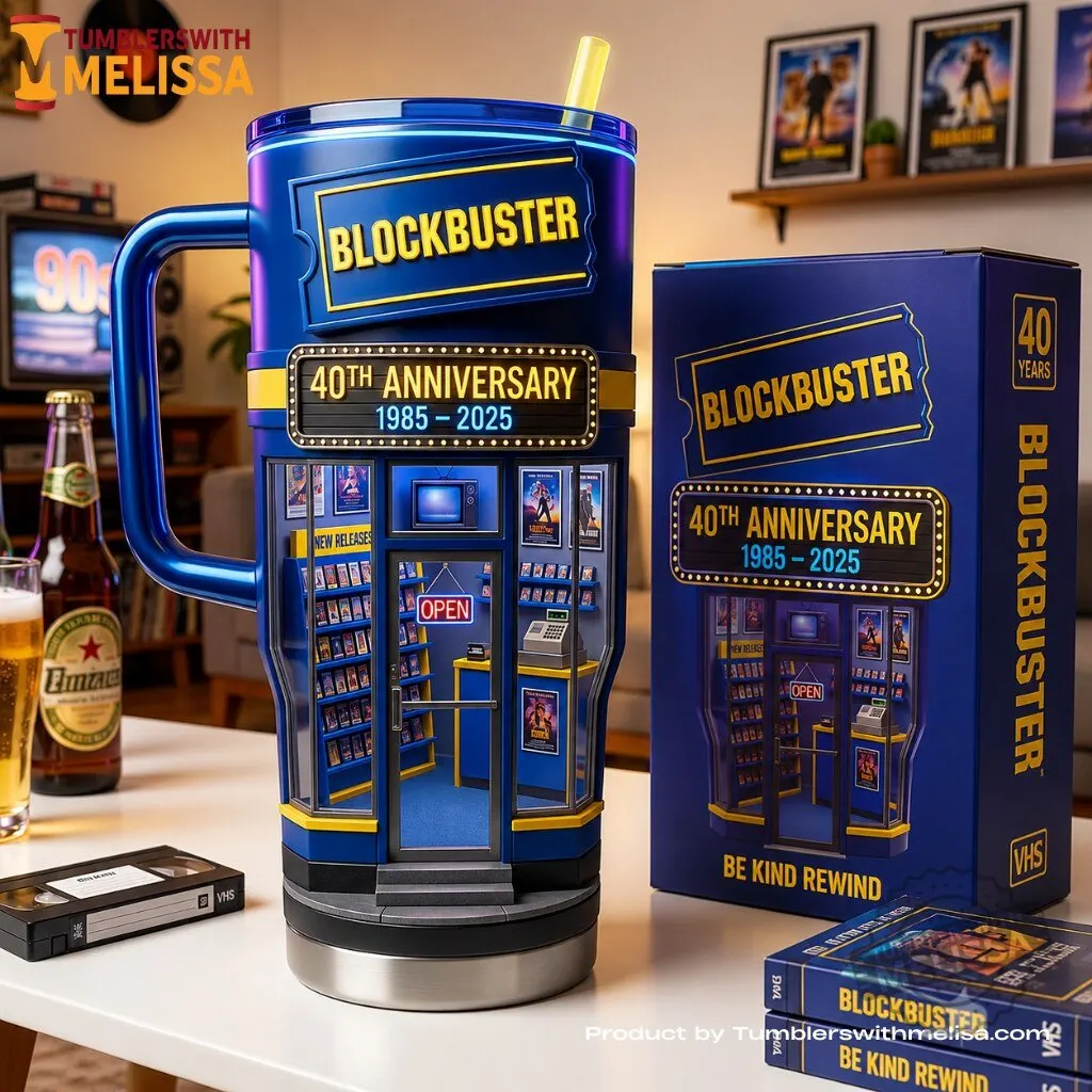Blockbuster 40th Anniversary Tumbler