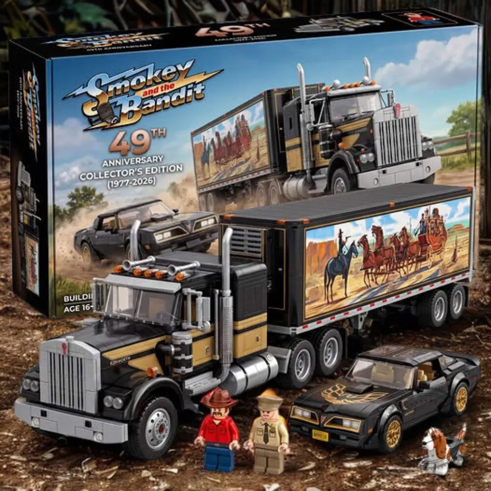 Smokey and the Bandit 49th Anniversary Collector's Edition Brick Building Set