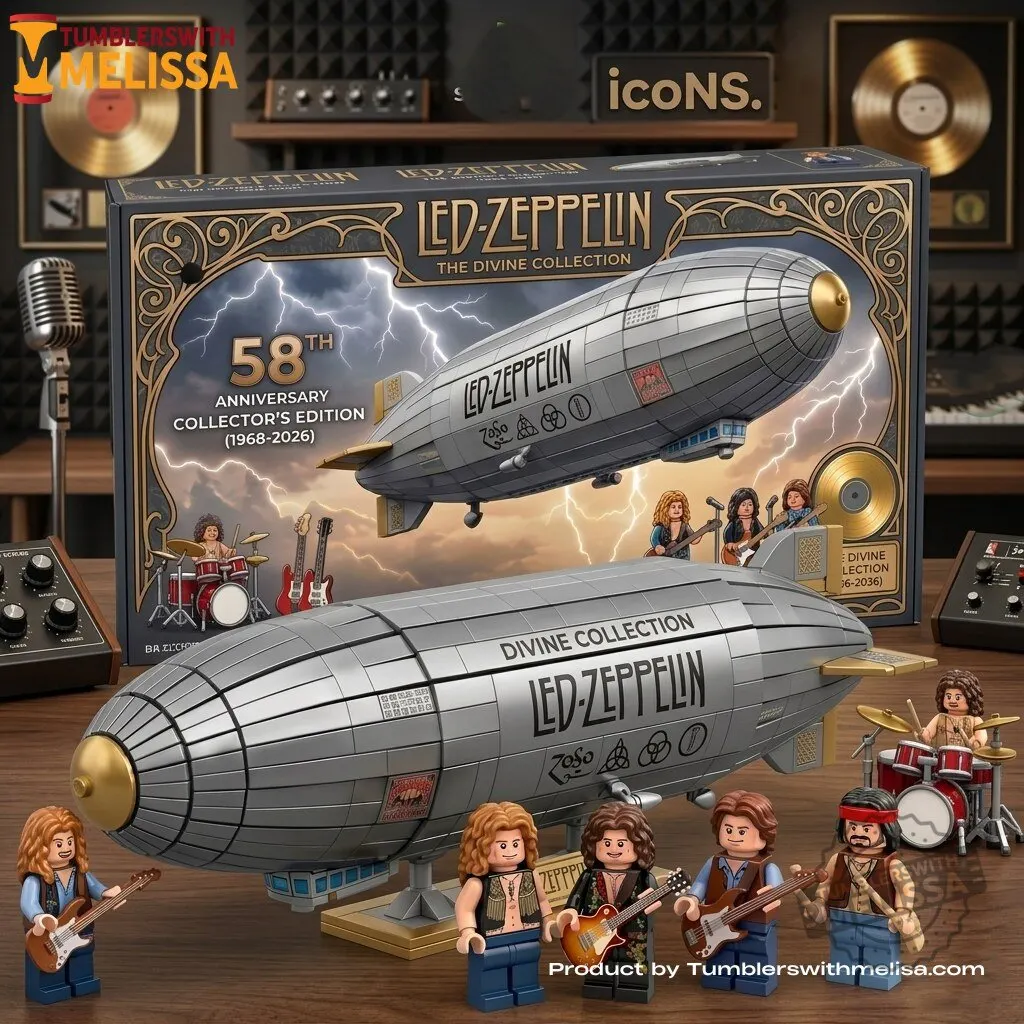 Led Zeppelin 58th Anniversary Devine Building Block Set Edition