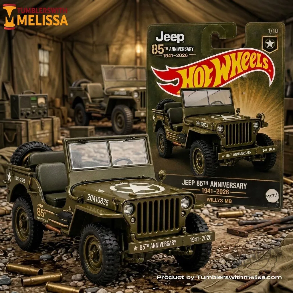 Hot Wheels Jeep 85th Anniversary Willys MB Die Cast Model