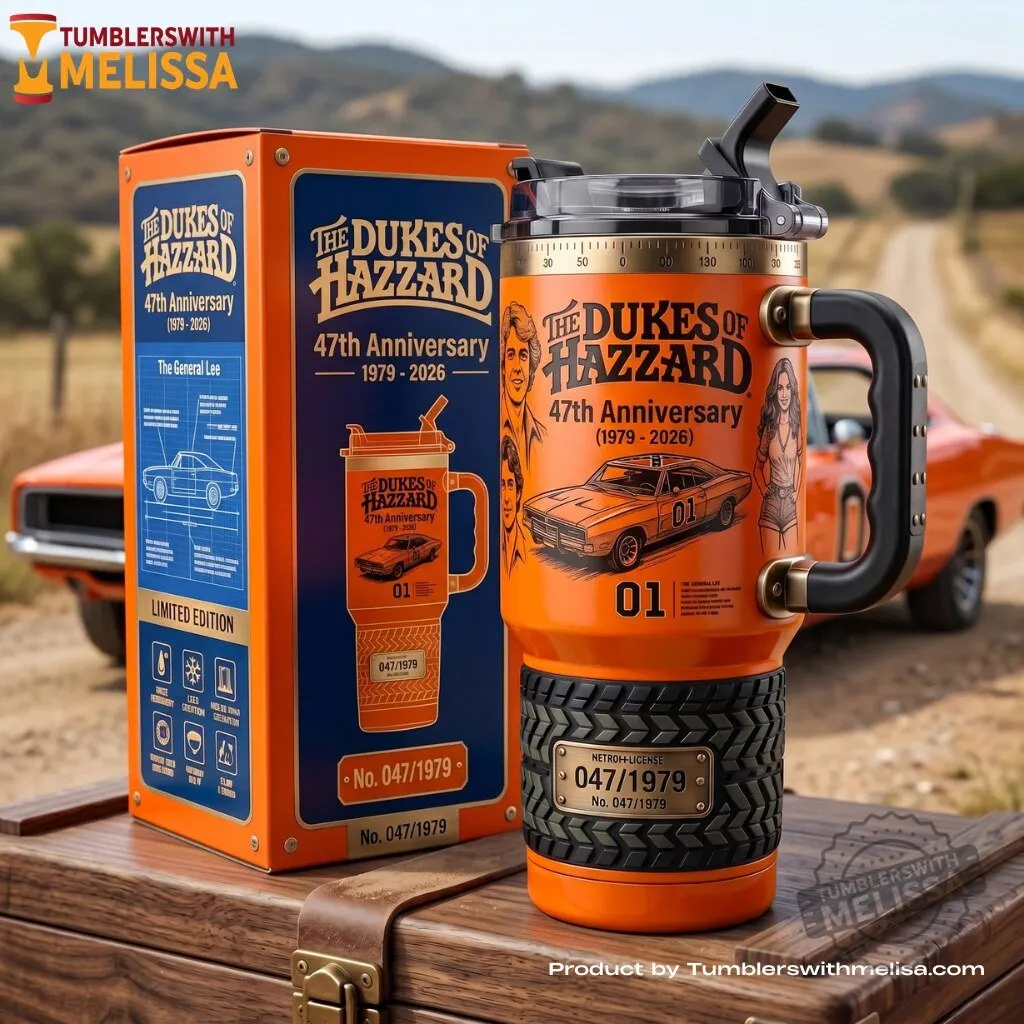 Dukes of Hazzard 47th Anniversary Tumbler
