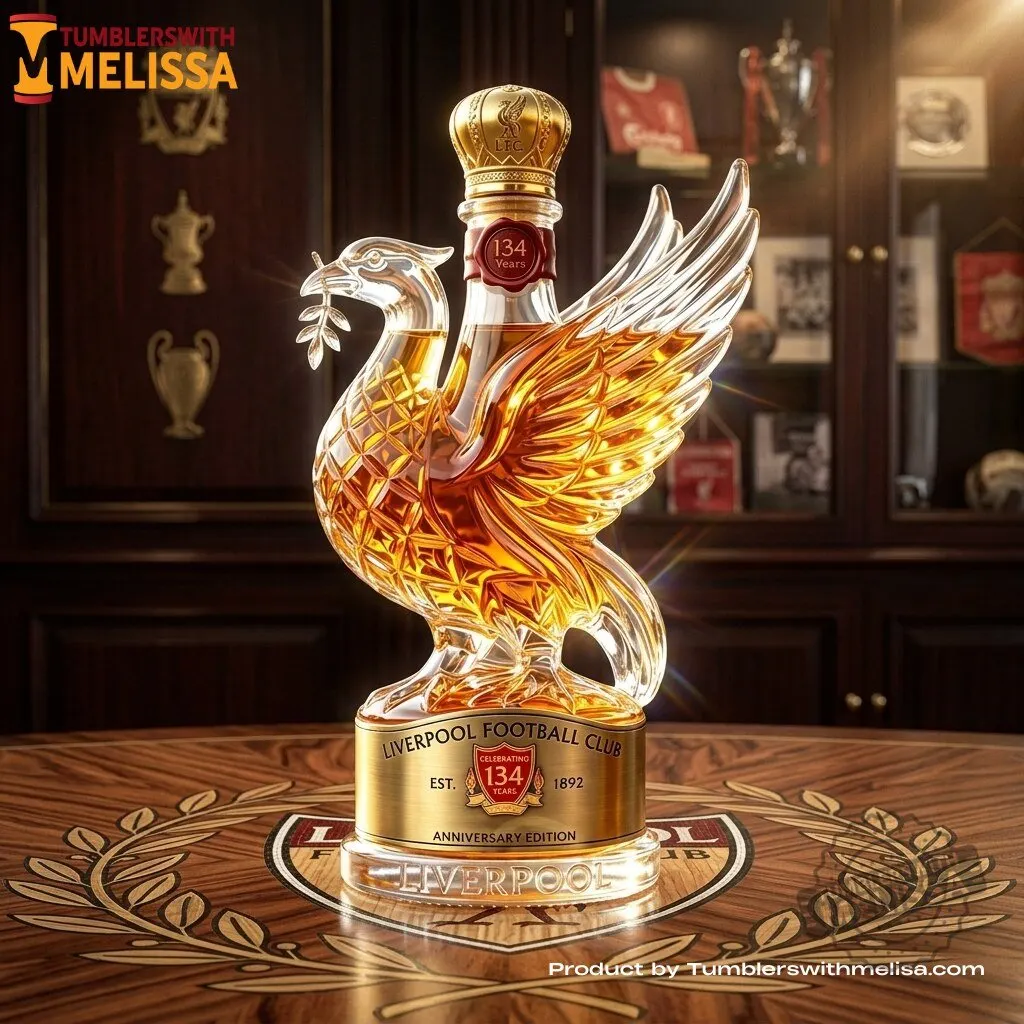 Liverpool 134th Anniversary Liver Bird Whisky Bottle Edition