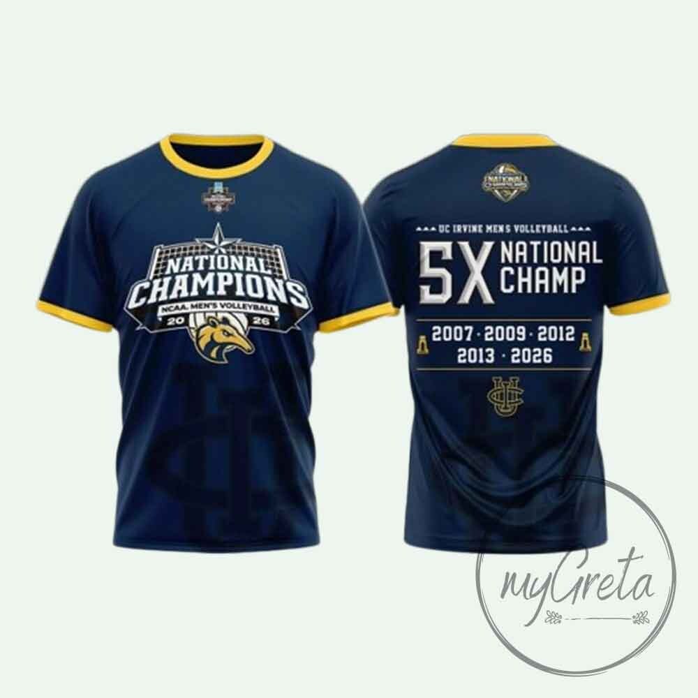 UC Irvine Anteaters NCAA Champions 2026 Celebrating Shirt 3 UC Irvine Anteaters NCAA Champions 2026 Celebrating Shirt