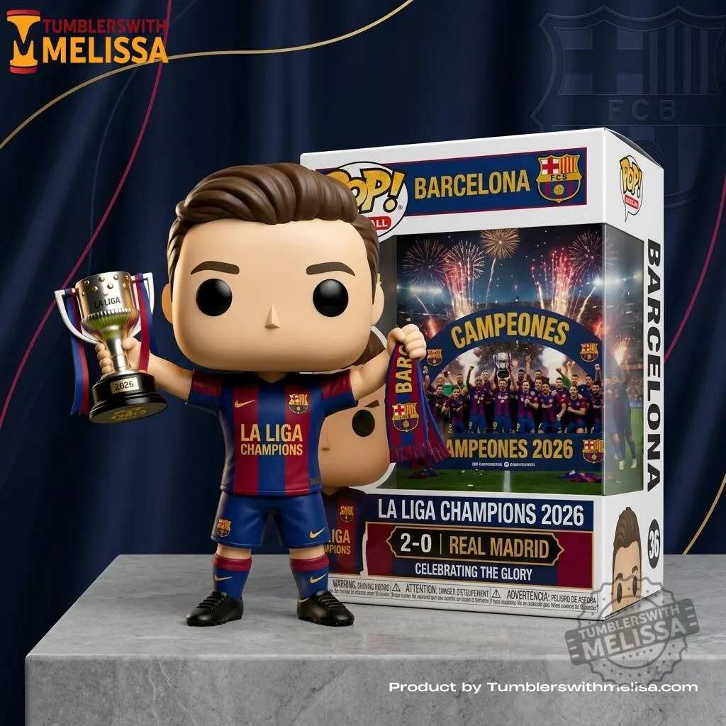 Barcelona La Liga Champions 2026 2-0 Real Madrid Funko Pop Figures Doll