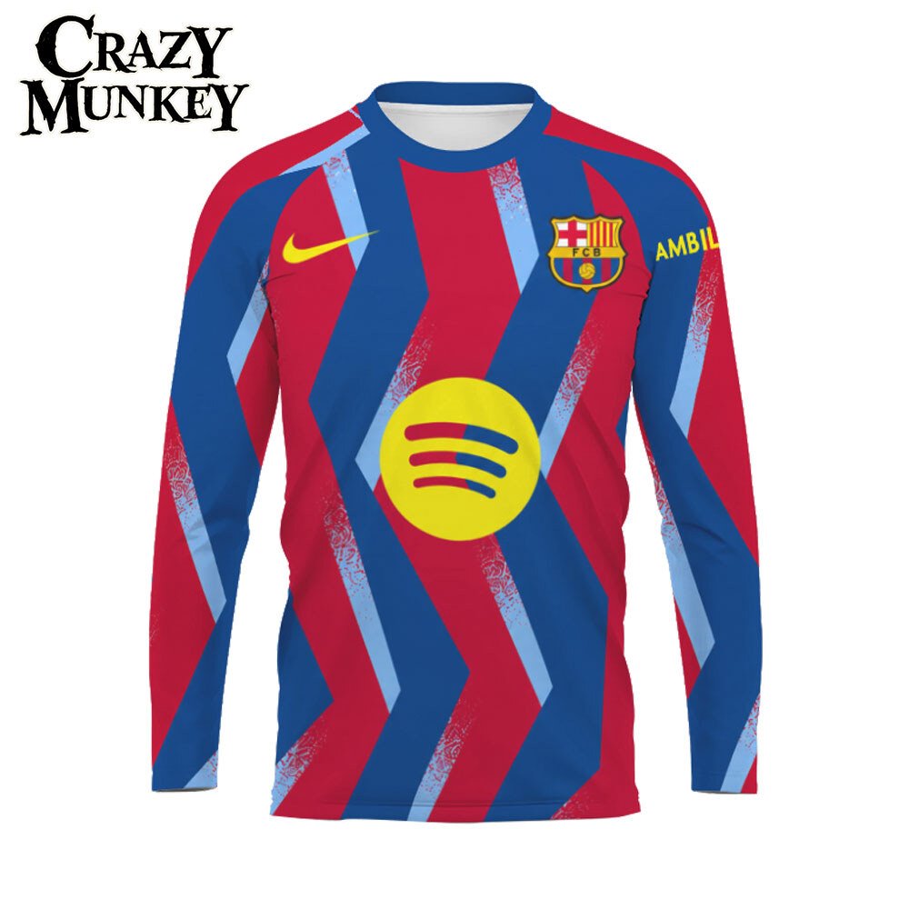 FC Barcelona 2026 Fourth Replica Custom Long Sleeve Soccer Jersey | Soccer 5 FC Barcelona 2026 Fourth Replica Custom Long Sleeve Soccer Jersey | Soccer