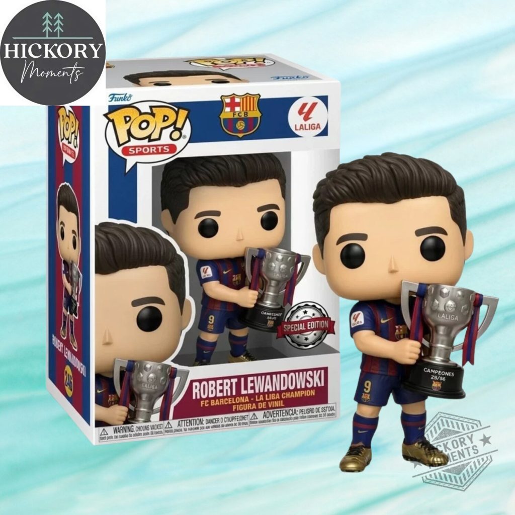 FC Barcelona Robert Lewandowski La Liga Champion 20252026 Funko Pop Figure FC Barcelona Robert Lewandowski La Liga Champion 2025/2026 Funko Pop Figure