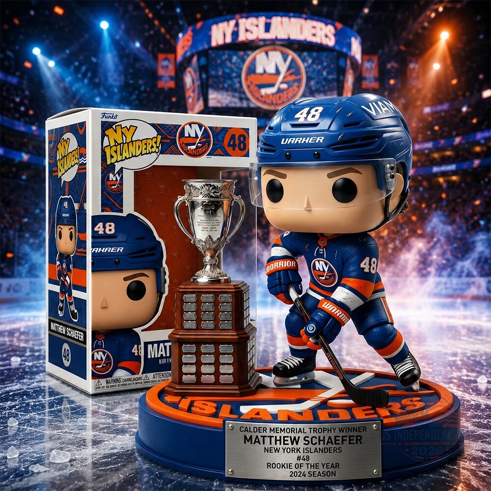 Matthew Schaefer Calder Memorial Trophy Winner 2026 Pop Figure 