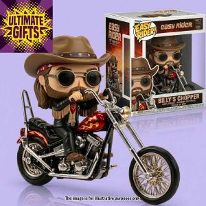 Billy's Chopper Motorcycle Model, Easy Rider Movie, Funko Pop! Rides Figure 3 Billy's Chopper Motorcycle Model, Easy Rider Movie, Funko Pop! Rides Figure