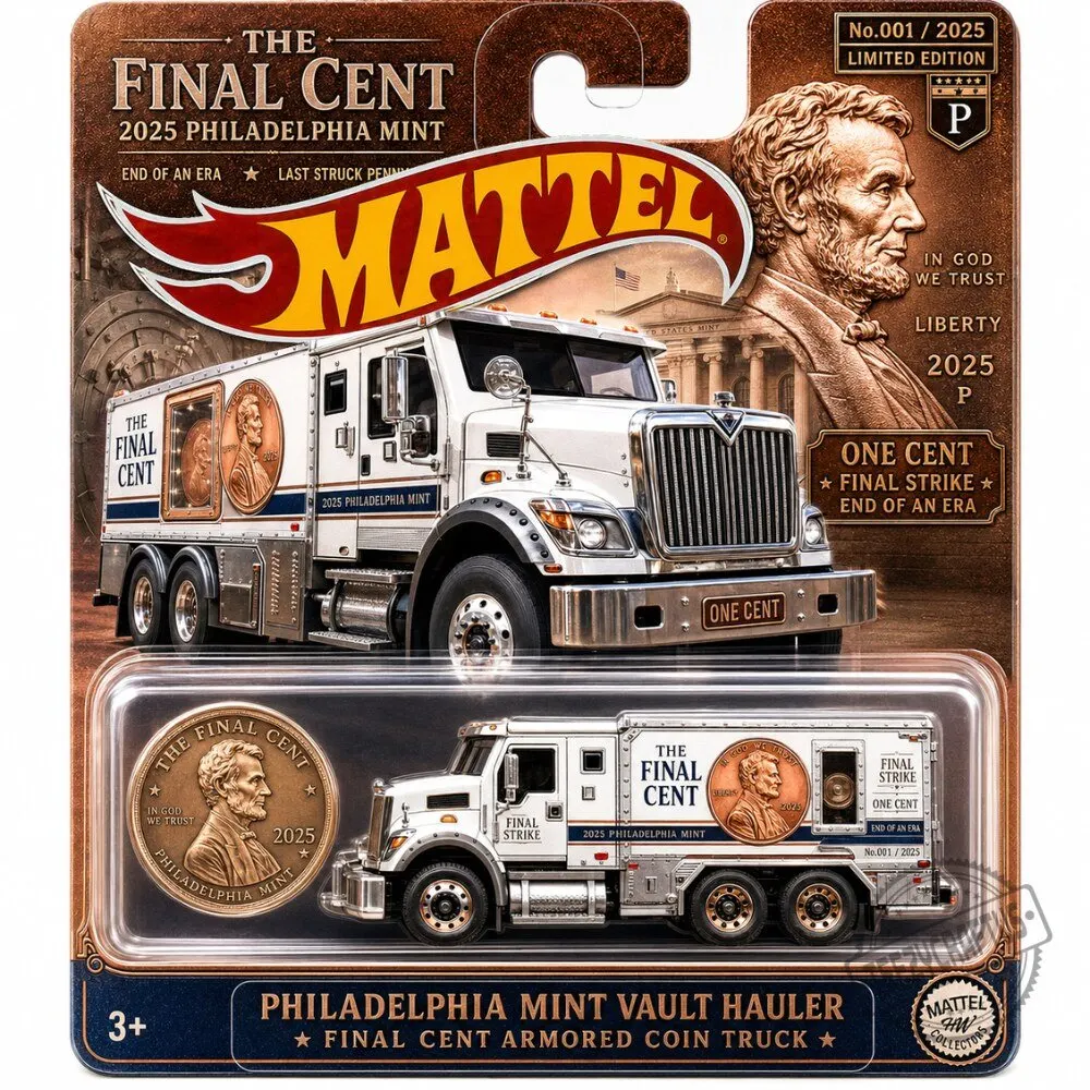Philadelphia Mint Vault Hauler Custom Diecast Coin Truck
