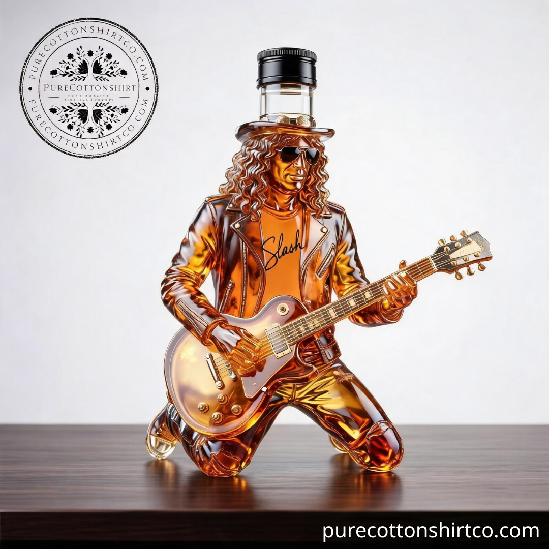 Rock Music Memorabilia Guitarist Shaped Whisky Decanter Whiskey Bottle - Flash Sale