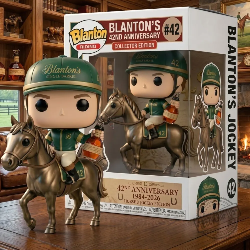 Blanton's Jockey Bourbon Collector Figure Personalized Gift