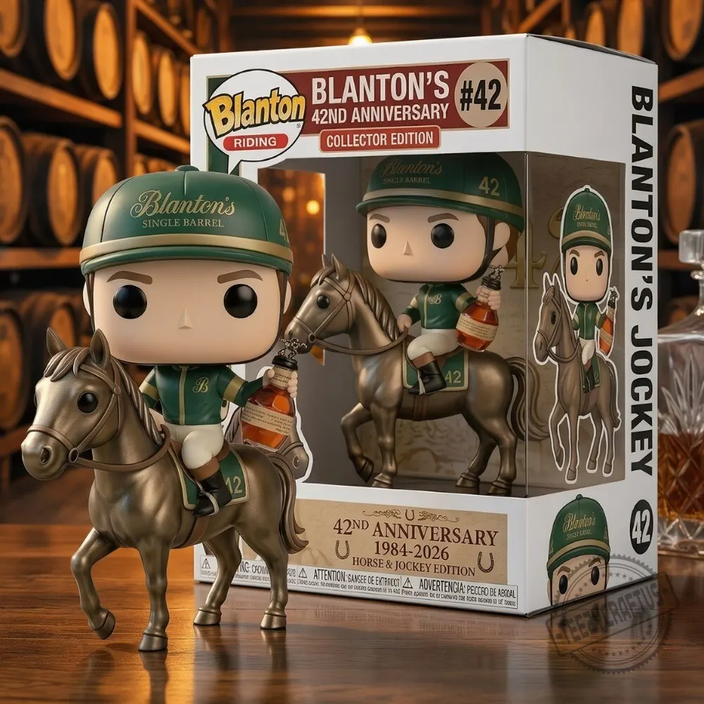 Blanton's Jockey Bourbon Collector Figure Personalized Gift 3 blanton s jockey bourbon collector figure personalized gift gallery 1
