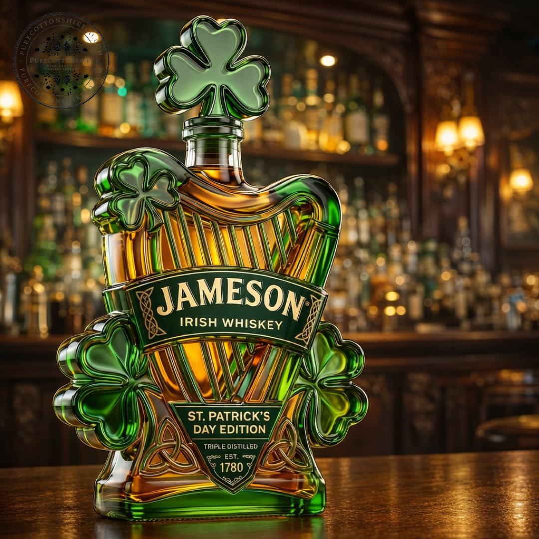 Jameson St. Patrick’s Day Decanter Whiskey Bottle