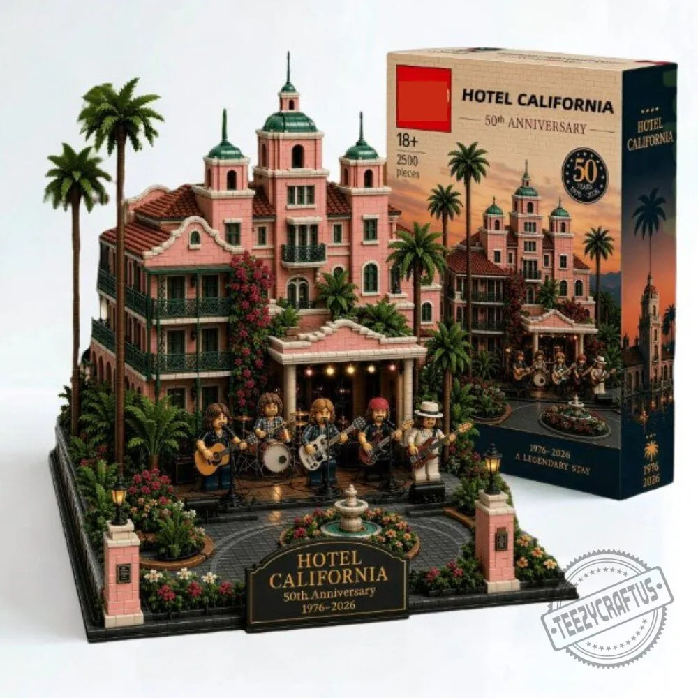 Eagles Hotel California 50th Anniversary Brick Set