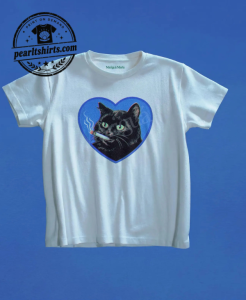 Retro Cat Smoking Graphic Tee, Vintage Black Cat Shirt, 90s Y2K Aesthetic Tee 1 Thiet ke chua co ten 4 1