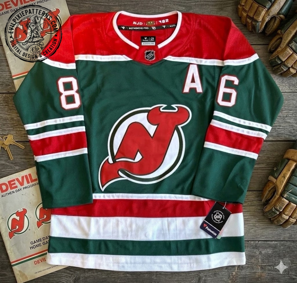 Classic Green New Jersey Hockey Fan Wear