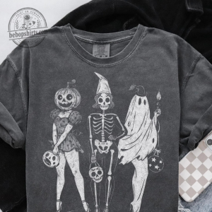 Lets Go Ghouls Vintage Halloween Shirt - Summerween Spooky Girl Squad Tee 1 Lets Go Ghouls Vintage Halloween Shirt - Summerween Spooky Girl Squad Tee