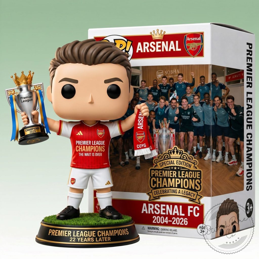 Arsenal FC Premier League Champions 2026 Collectible Figure Toy Arsenal FC Premier League Champions 2026 Collectible Figure Toy