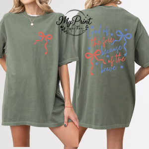 Land Of The Free Because Of The Brave T-Shirt 1 Thiet ke chua co ten 19