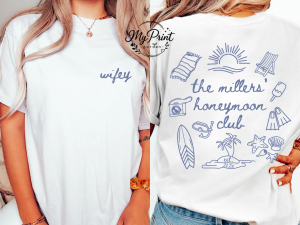 Beach Honeymoon Couple T-Shirt