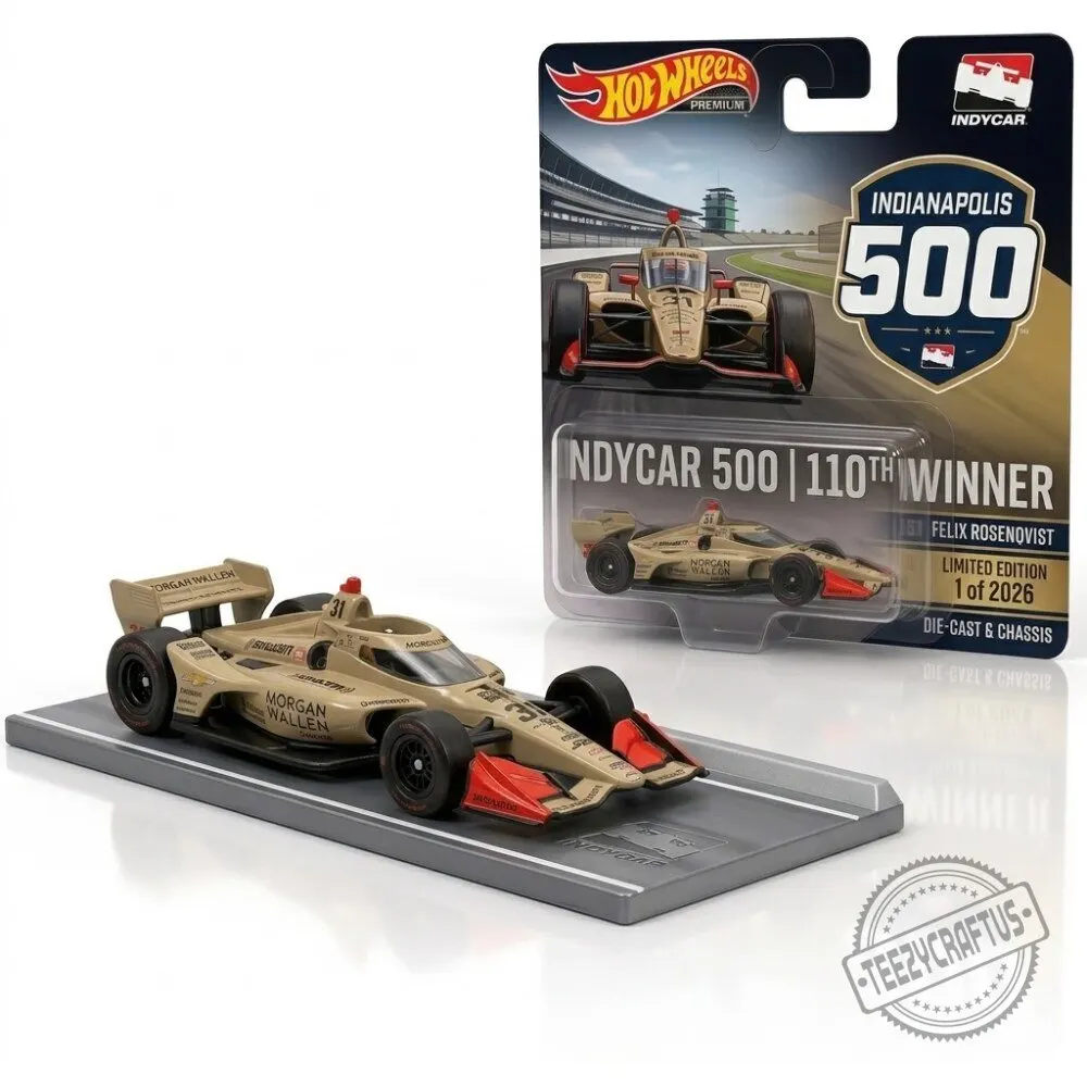 Hot Wheels Premium IndyCar 500 110th Winner Felix Rosenqvist Morgan Wallen Die Cast Car