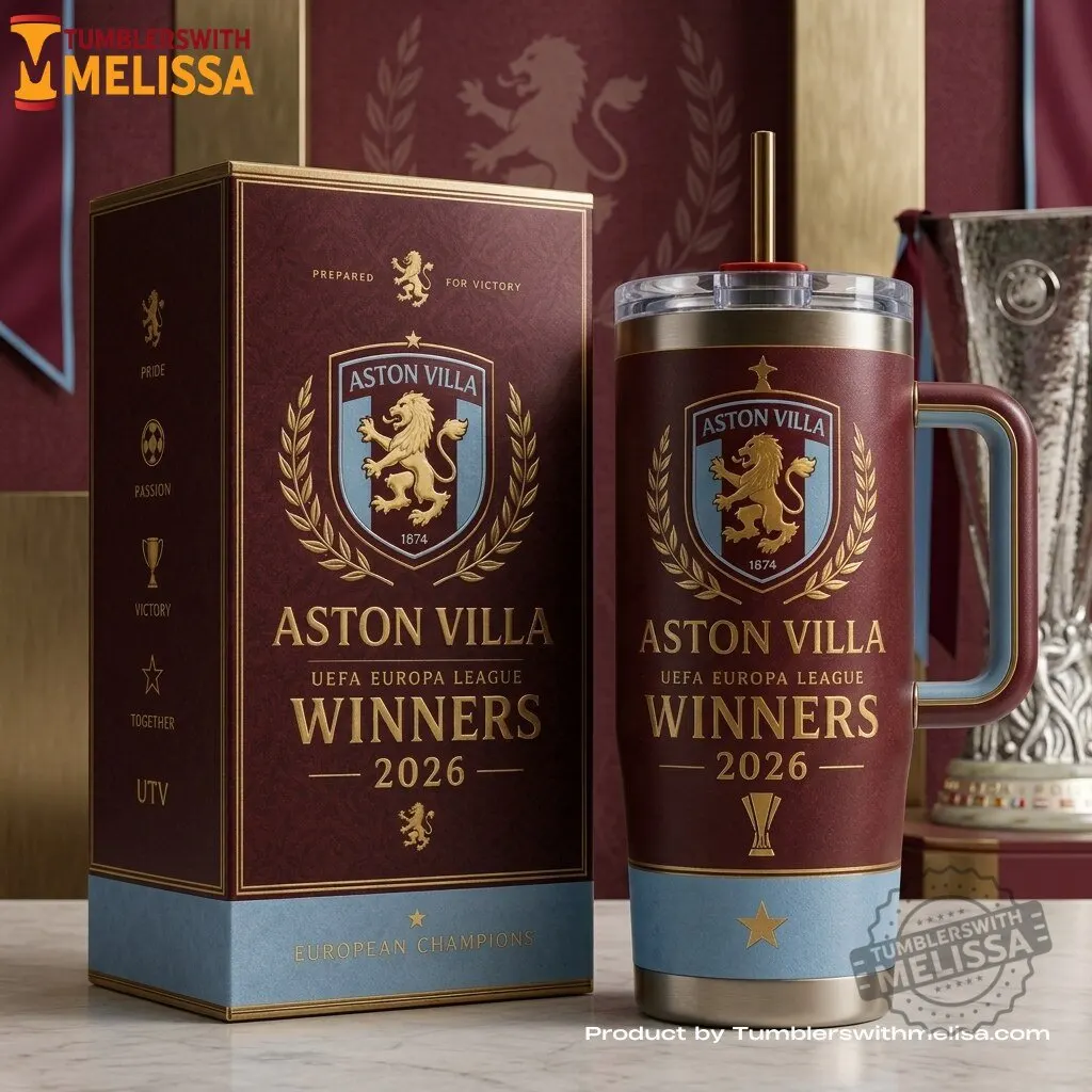 Aston Villa UEFA Europa League Winners 2026 YETI Tumbler