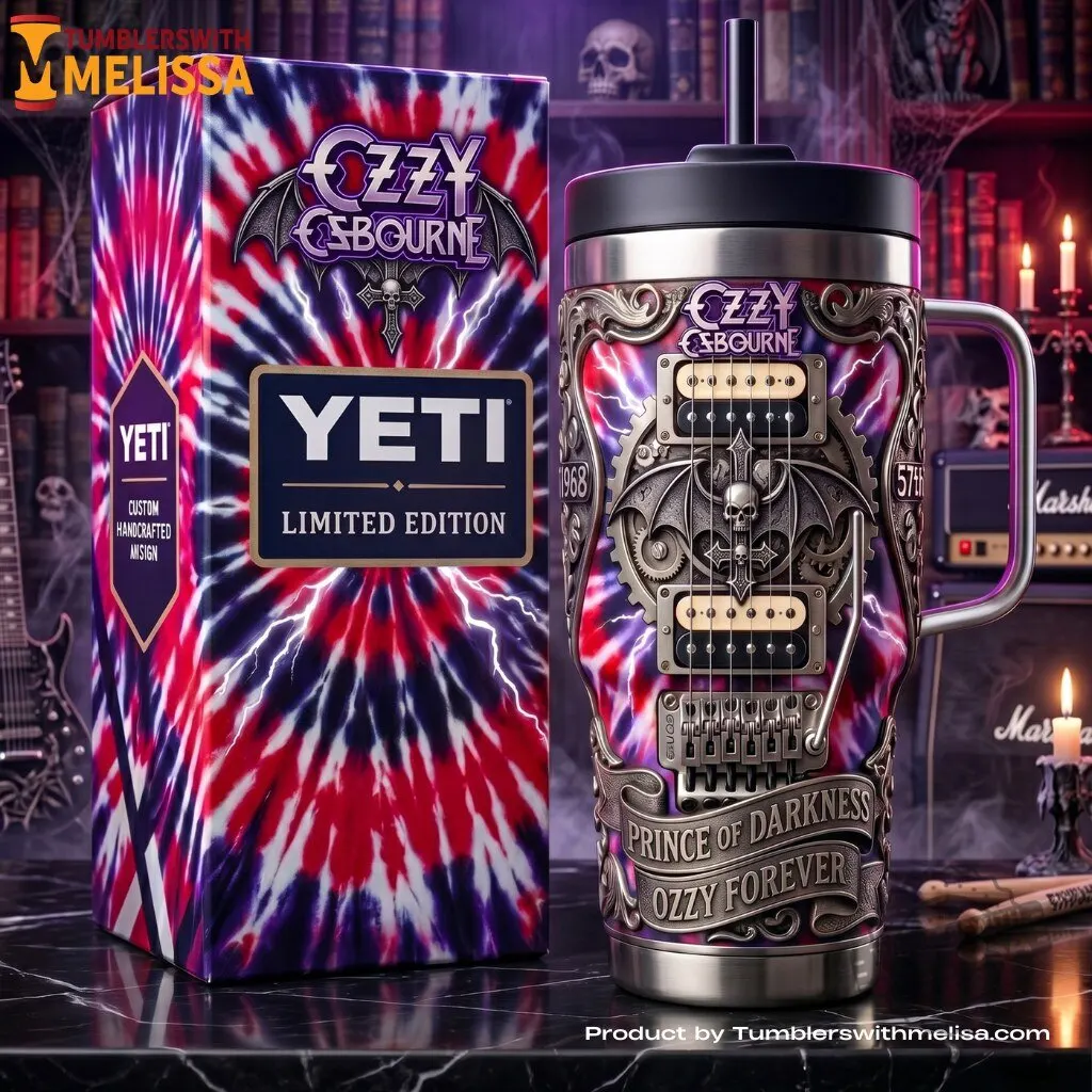OZZY OSBOURNE PRINCE OF DARKNESS 2026 YETI Tumbler