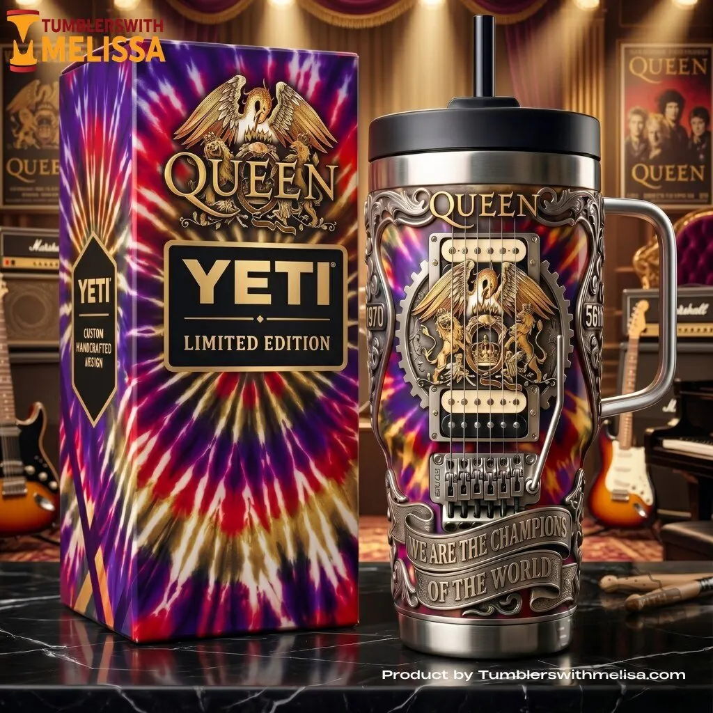 QUEEN WE ARE THE CHAMPIONS OF THE WORLD 2026 YETI Tumbler