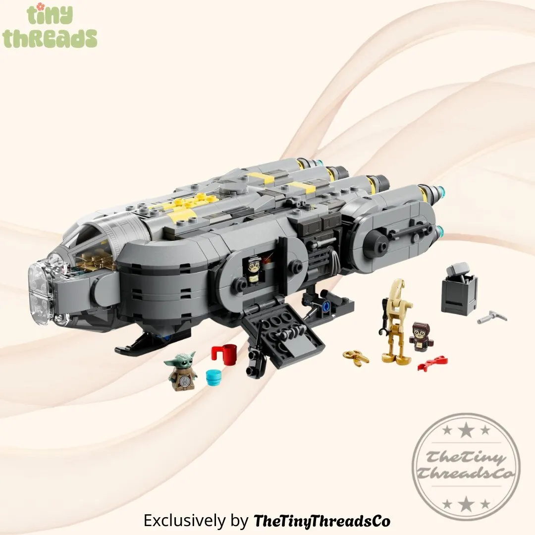 The Mandalorian and Grogu Anzellan Starship Building Bricks