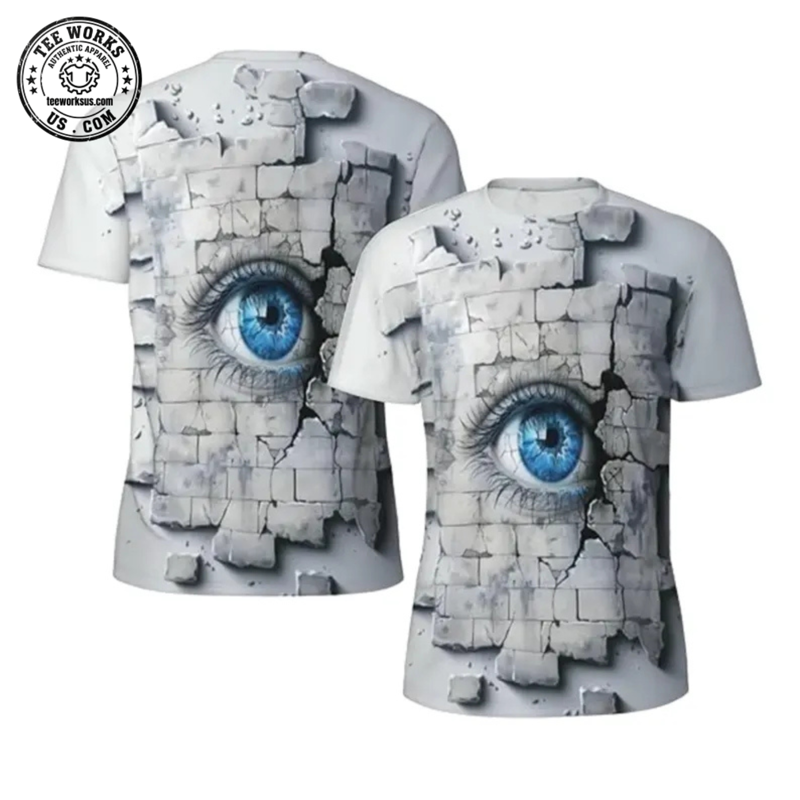 3D Pattern Print T-Shirt | Breathable Lightweight Flexible Unisex Stylish Casual Wear Tee