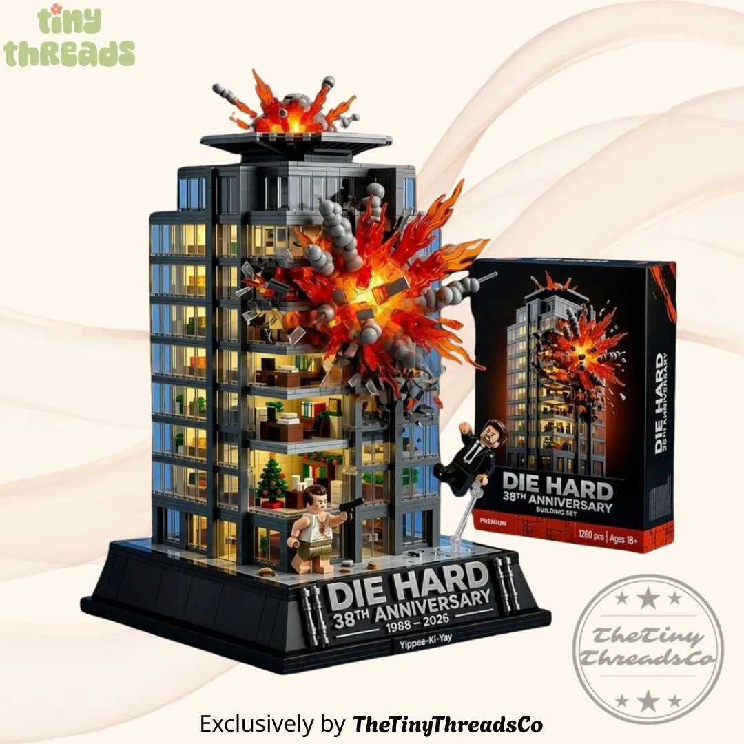 Die Hard 38th Anniversary 1988-2026 Lego Brick Set
