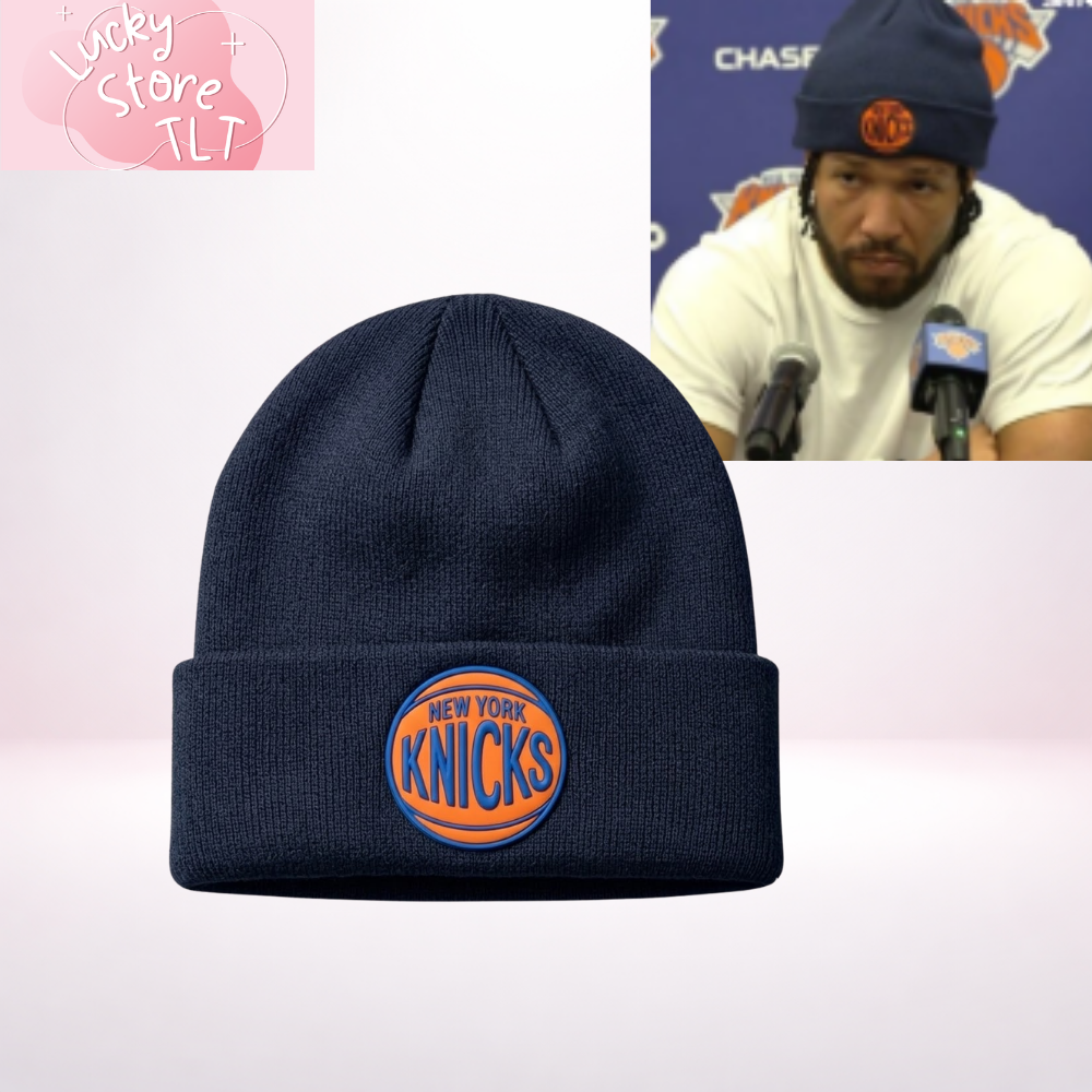 New York Knicks Cuffed Knit Beanie Logo Winter Hat Unisex Best Fan Gift