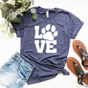 Love Dog Paw Shirt, Dog T-Shirt, Paw Love Tee, Dog Mom Dog Dad Unisex TShirt 1 Love Dog Paw Shirt Dog T Shirt Paw Love Tee Dog Mom Dog Dad Unisex TShirt sandramazinggifts.com 1