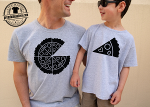 Father Son Pizza Matching Shirts, Funny Dad and Son Graphic Tees 1 ao12new