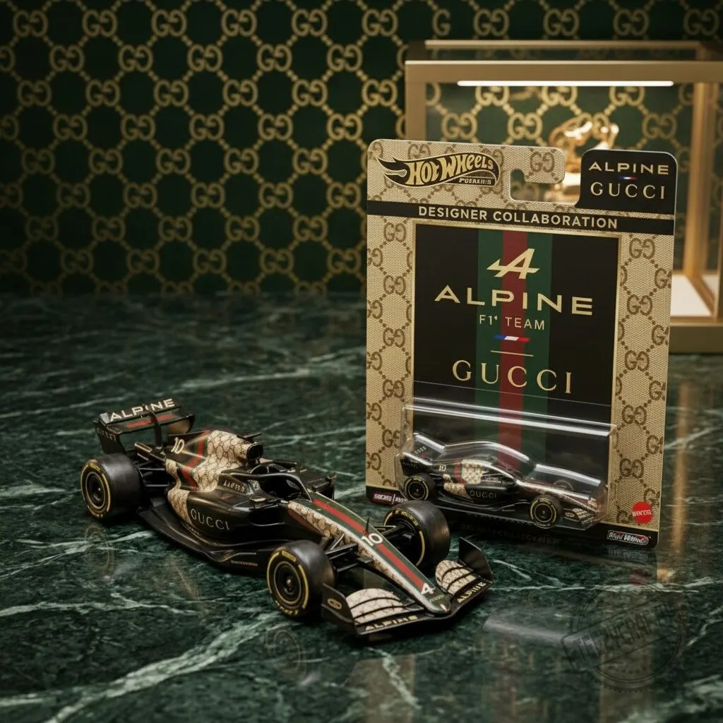 F1 Team x Gucci Concept Toy Car Luxury Racing Collectible Display