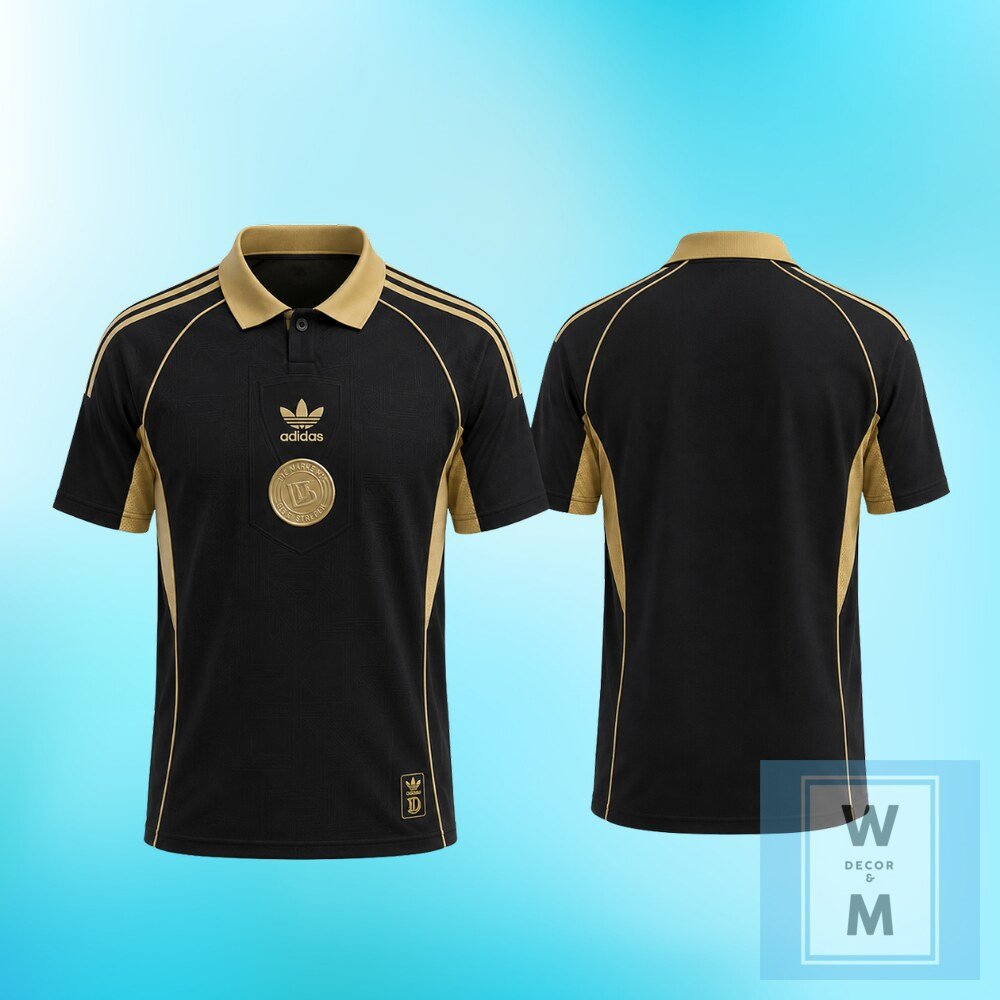 Como 1907 Retro Polo Jersey Royal Blue Football Shirt