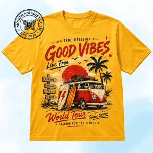 True Religion Palm Beach Graphic Shirt