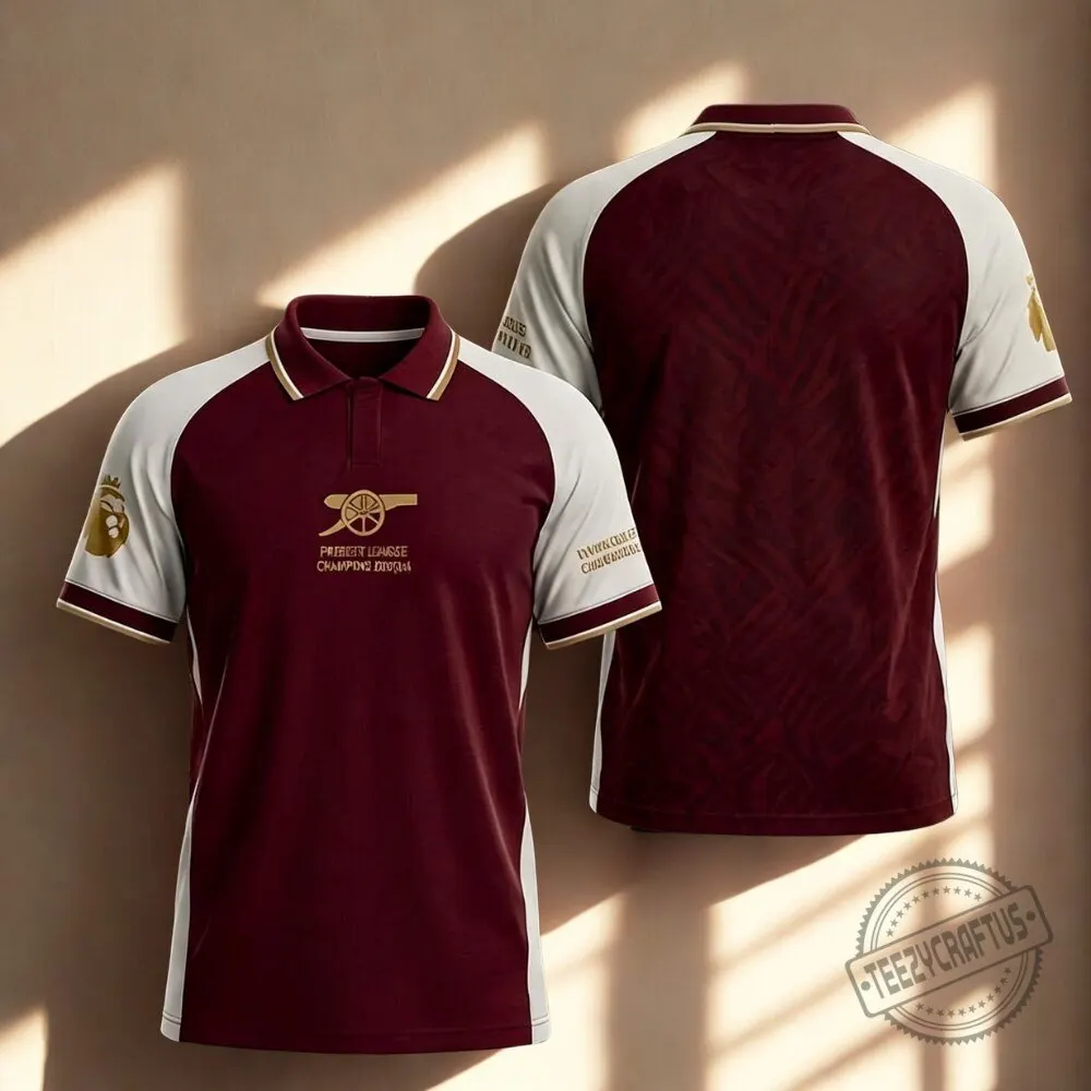 Arsenal FC Polo Shirt Premium Football Fan Jersey