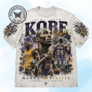 Mamba Energy Kobe Bryant Shirt %E2%80%93 Color Burst Tribute Graphic Tee