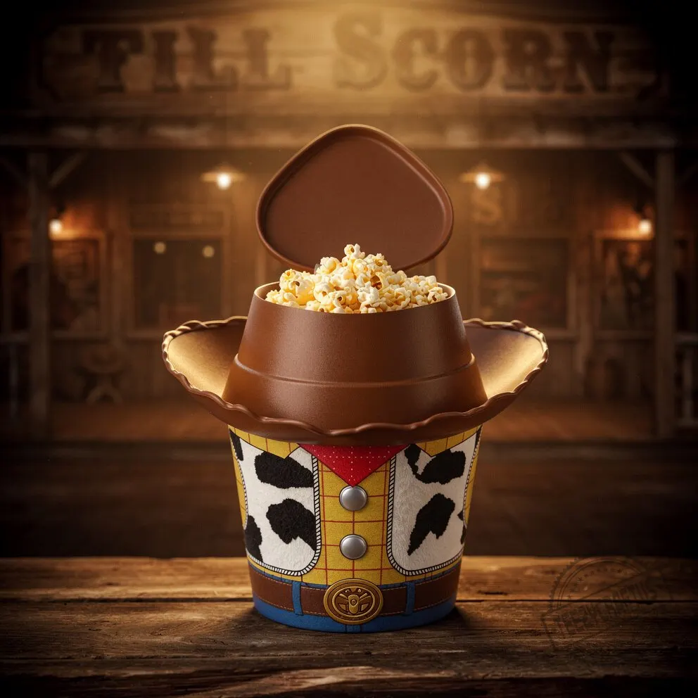 The Cowboy Sheriff Hat Popcorn Bucket 3 The Cowboy Sheriff Hat Popcorn Bucket